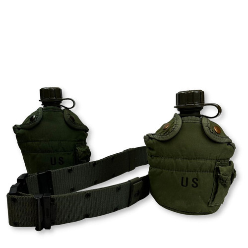  Olive Drab Marine Corp Style Quick Release Pistol Belt -  X-Large : Clothing, Shoes & Jewelry