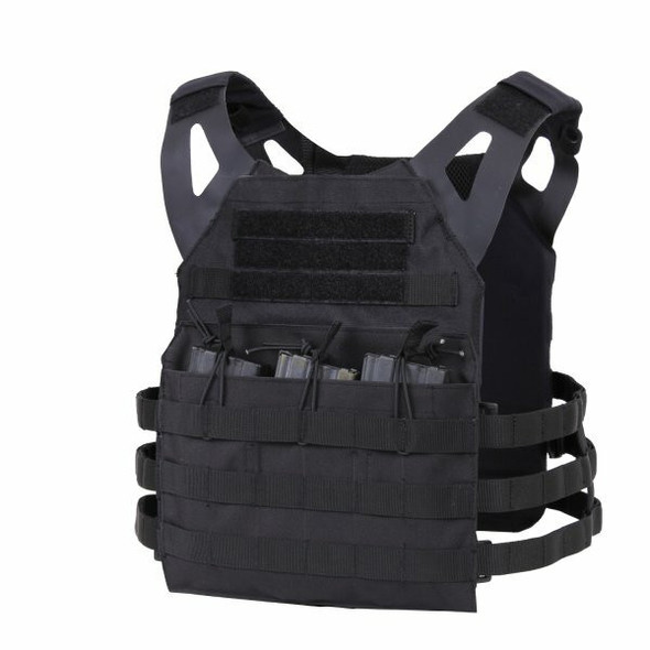 Lightweight Plate Carrier Vest Black 55891 armynavyoutdoors