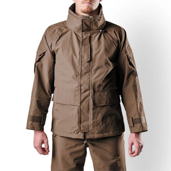 H2O Proof Gen II ECWCS Parka front, coyote 