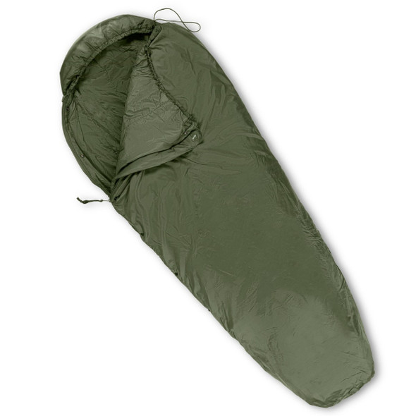 U.S. Issue Olive Patrol Sleeping Bag unfolded U.S. Issue Olive Patrol Sleeping Bag unfolded