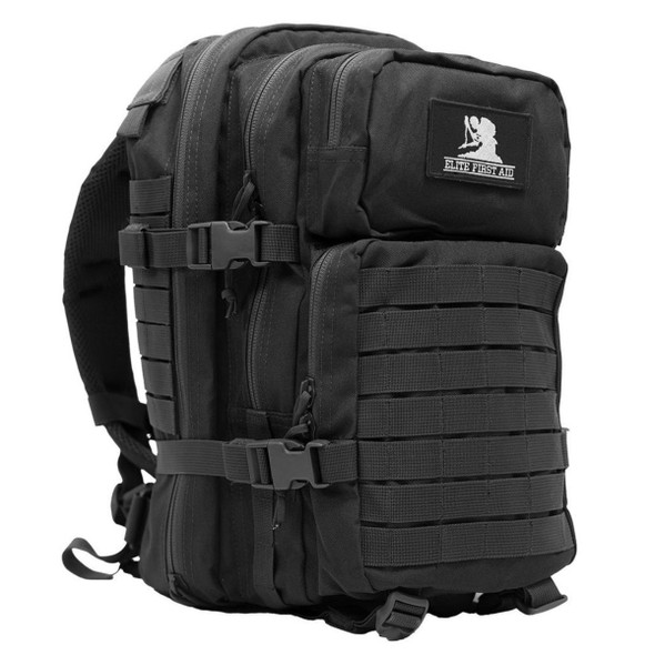 Tactical Trauma First Aid Kit Backpack in the color black