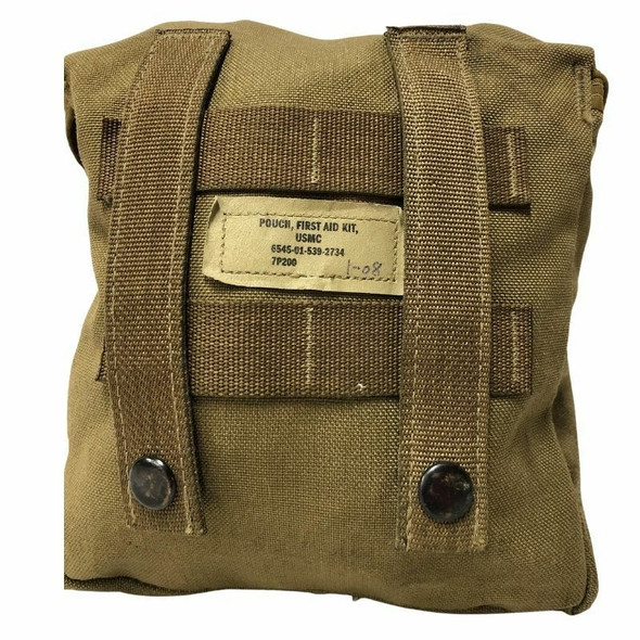 Back side of the U.S Military IFAK pouch showing the product tag Back side of the U.S Military IFAK pouch showing the product tag