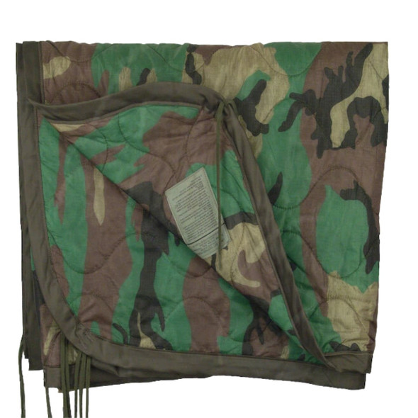 New U.S. Issue Poncho Liner,  Woodland