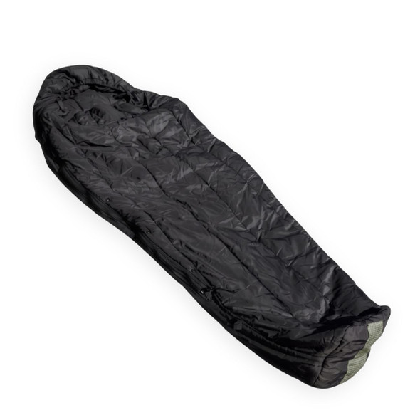 Military Issue Sleeping Bag, Intermediate Cold Weather Black - Used
