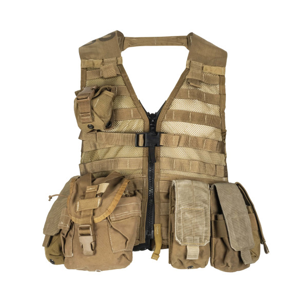 Coyote FLC Load Carrier Vest w/Pouches, Used