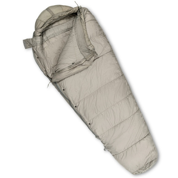 U.S. Issue Intermediate Foliage Gray Sleeping Bag, Used U.S. Issue Intermediate Foliage Gray Sleeping Bag, Used