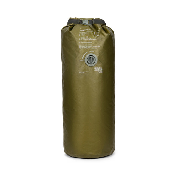 Front of the Military SealLine Large Main Pack Waterproof Stuff Sack. Showing the fill line and sack completely full Front of the Military SealLine Large Main Pack Waterproof Stuff Sack. Showing the fill line and sack completely full