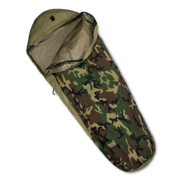 Military Issue Woodland Gore-Tex® Bivy Sleeping Bag Cover Military Issue Woodland Gore-Tex® Bivy Sleeping Bag Cover
