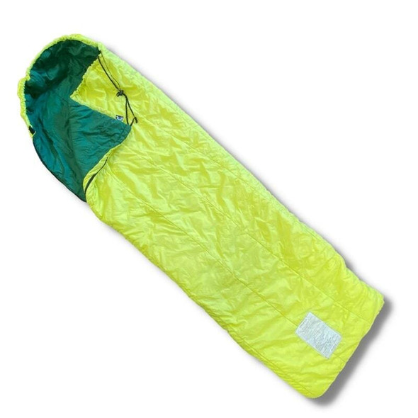 U.S. Cold Weather Rectangular Sleeping Bag showing the color yellow unrolled U.S. Cold Weather Rectangular Sleeping Bag showing the color yellow unrolled