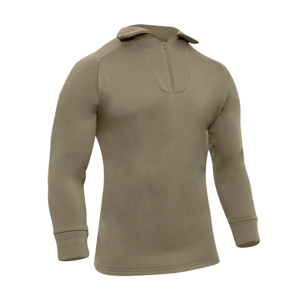 New, Mid-Weight GI Issue Polypro Thermal Top Quarter Zip