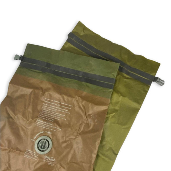 SealLine Waterproof Bag Bundle, Used in the colors olive drab and coyote SealLine Waterproof Bag Bundle, Used in the colors olive drab and coyote