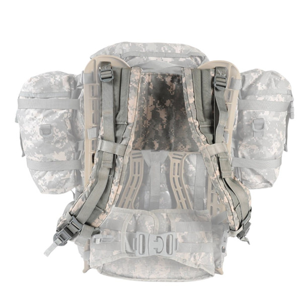 MOLLE Rucksack Shoulder Strap Harness connected on the rucksack MOLLE Rucksack Shoulder Strap Harness connected on the rucksack