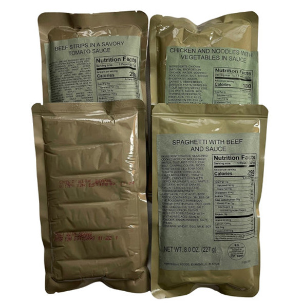 MRE assorted entrees MRE assorted entrees