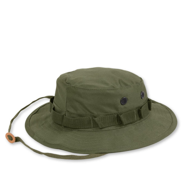 U.S. Made Vietnam Jungle Hat, Shooter Brim in the color olive U.S. Made Vietnam Jungle Hat, Shooter Brim in the color olive