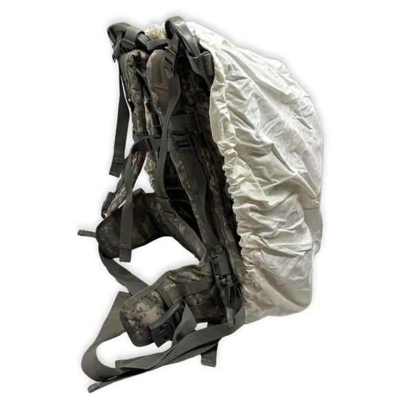 White Military Backpack Snow Cover White Military Backpack Snow Cover