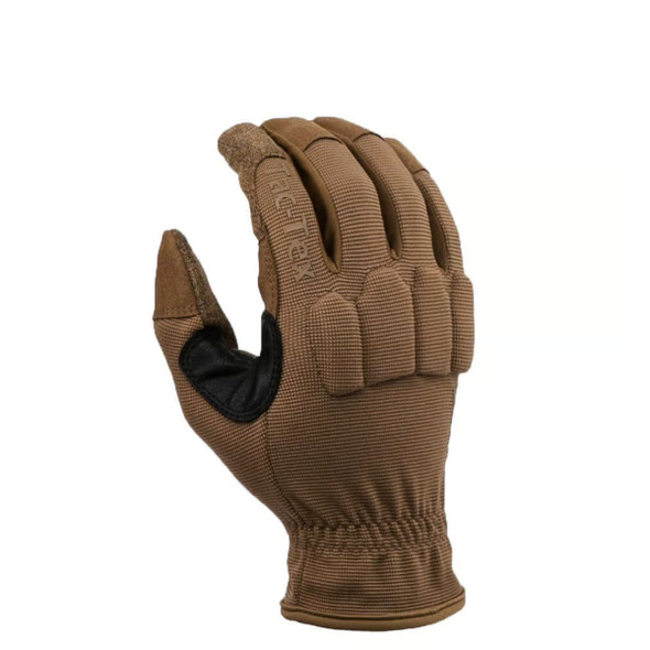 Right hand of the HWI Tac-Tex Touchscreen Tactical Glove in the color coyote 