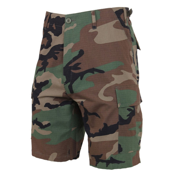 パンツ ULTERIOR TROPICAL CHECK MILITARY SHORTS Jungle Abstract Camo Athletic Shorts — MARAUDER