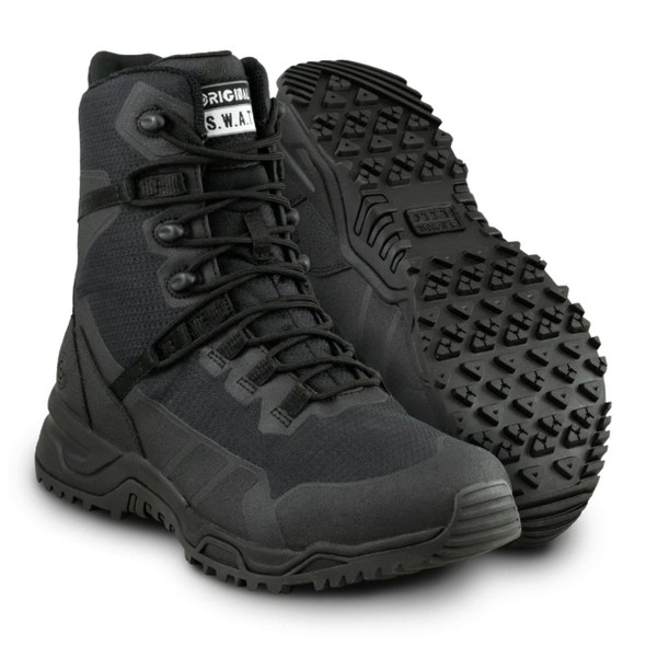 Made to feel like a high-performance athletic shoe Made to feel like a high-performance athletic shoe