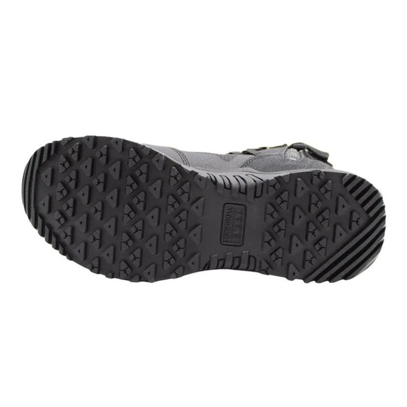 Combination of polishable leather, durable nylon, and synthetic materials designed for resilience and breathability