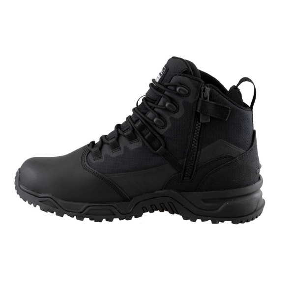 The side zipper of the Alpha Fury 2.0 6 Polishable Toe Side Zip Waterproof boot The side zipper of the Alpha Fury 2.0 6 Polishable Toe Side Zip Waterproof boot