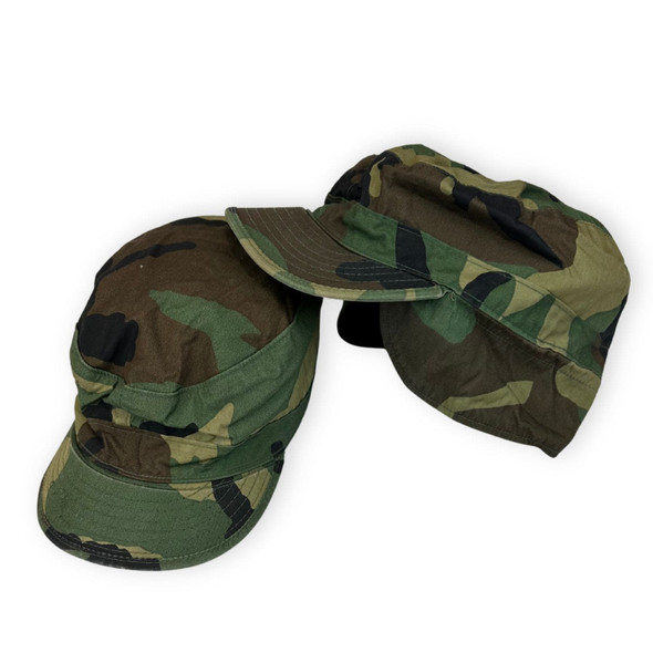 2 Pack, U.S. Issue Winter Patrol Cap, Used