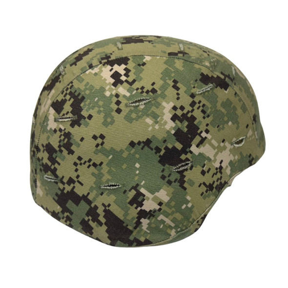 The side of the USGI US Navy NWU Type III Helmet Cover