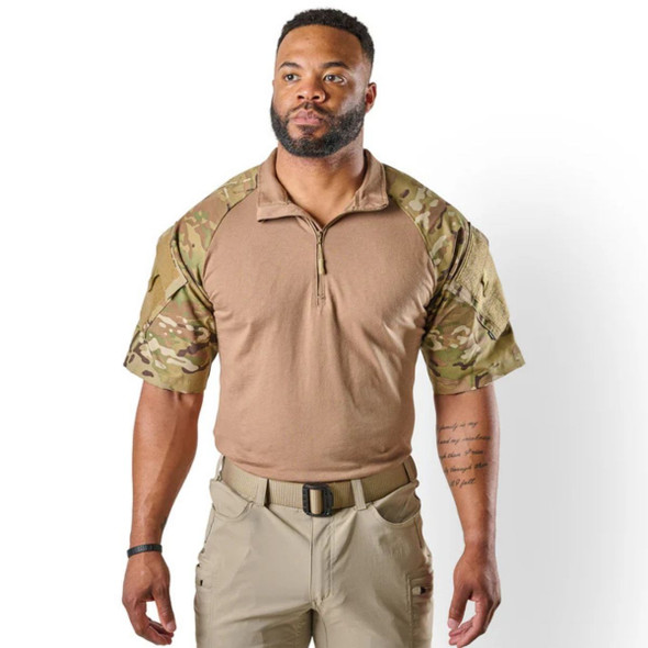 Tru-Spec Short Sleeve Combat Shirt in multicam