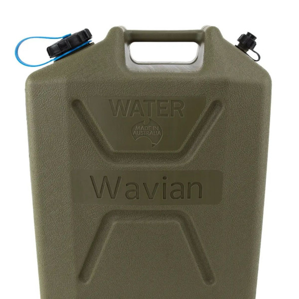 Military Type Water Can, Wavian 5.8 Gallon (22 Liter) turn to the side 