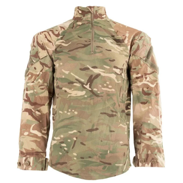 Front of the British Combat Shirt, Army Issue Full MTP UBAC