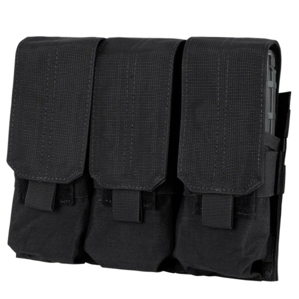 Triple M4 Mag Pouch in the color black