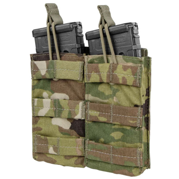 Double M4/M16 Open Top Mag Pouch in the color scorpion OCP
