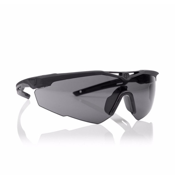 Revision StingerHawk Eyewear U.S. Military Kit including APEL-approved ballistic lenses, frame, and protective carrying case.