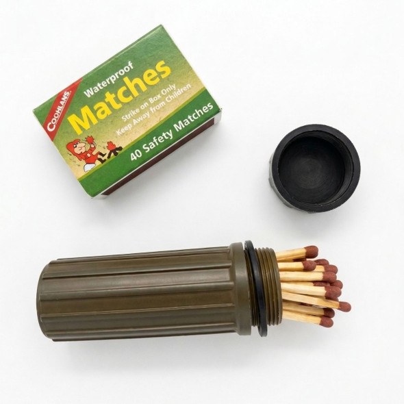 Waterproof Matches with Case - Survival matches with open case