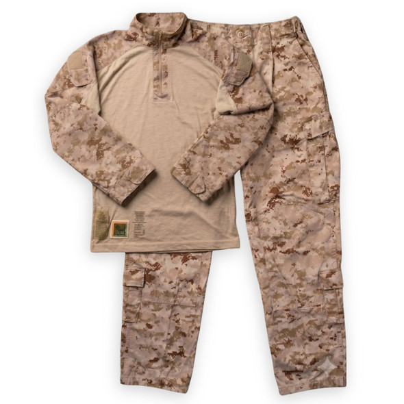 USMC Issue Desert Digital Combat Shirt & Pants Set Frog Material
