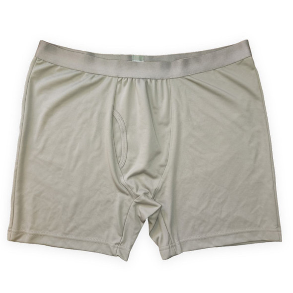 Military Boxer Shorts Moisture Wicking fabric front laying flat