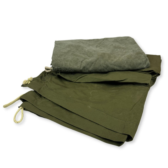 G.I. Issue Shelter Half Pup Tent with Poles G.I. Issue Shelter Half Pup Tent with Poles
