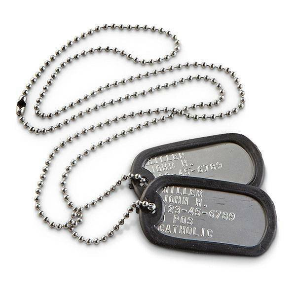 military army dog tags