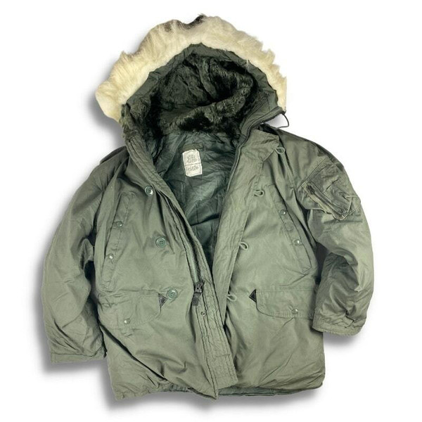 N3B Military Issue Snorkel Extreme Cold Weather Parka Used Military