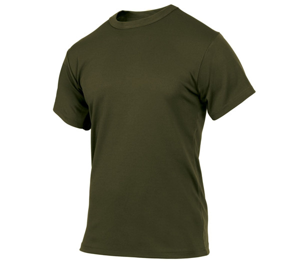 Quick Dry Olive Moisture Wicking T-Shirt 