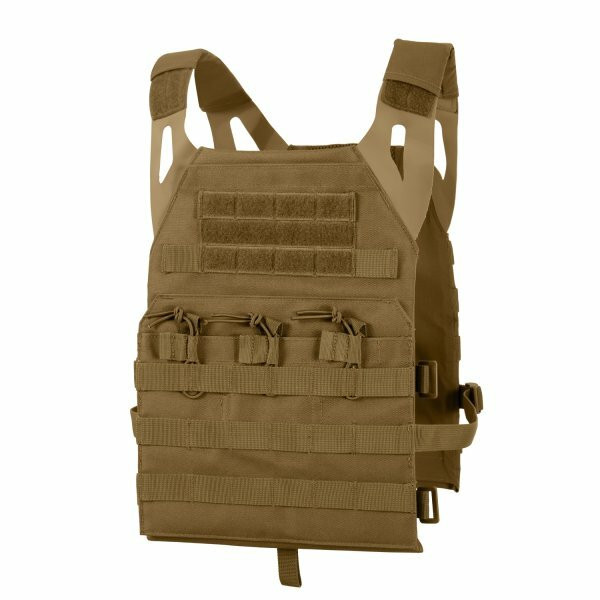 Lightweight Plate Carrier Vest 55892 Coyote armynavyoutdoors