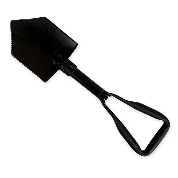 U.S. Issue AMES Tri-fold Shovel and Cover, Used U.S. Issue AMES Tri-fold Shovel and Cover, Used
