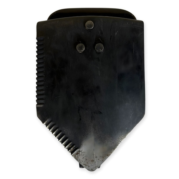 U.S. Issue AMES Tri-fold Shovel and Cover, Used U.S. Issue AMES Tri-fold Shovel and Cover, Used