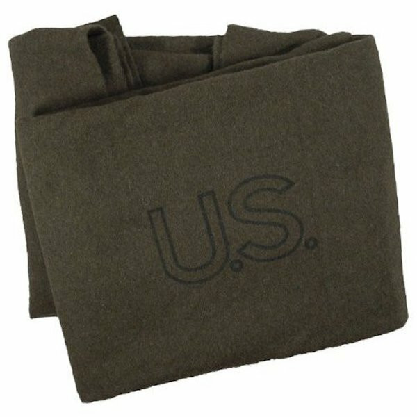 U.S. Style Wool 3 Pound Military Blanket| Army Blanket