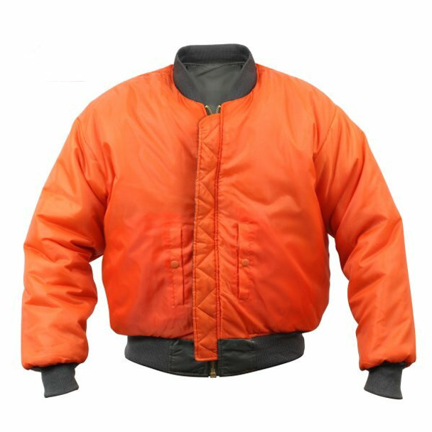 ジャケット・アウター 0Os ROTHCO reversible ma-1 flight Jkt Rothco Mens Lightweight MA-1 Flight Jacket - Size XS - XL
