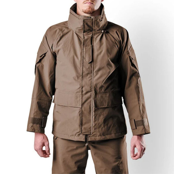 H2O Proof Gen II ECWCS Parka front, coyote 