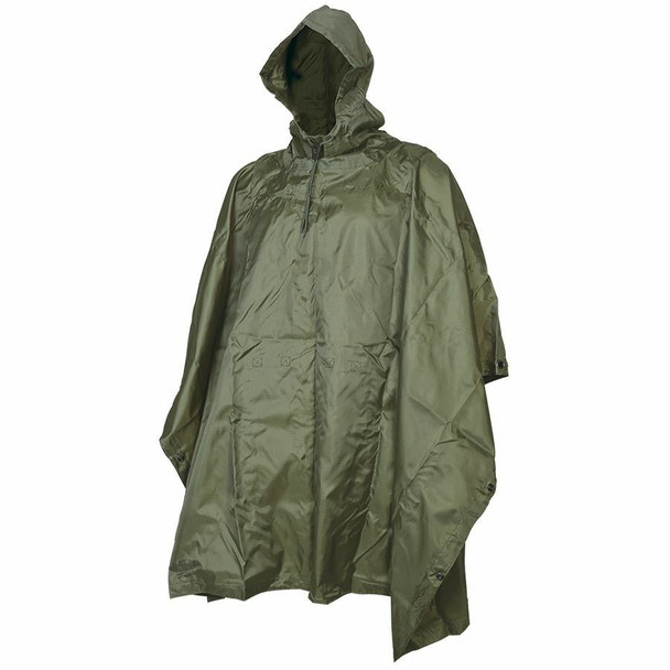 ＊haruPARM＊ 　ROUND MILITARY PONCHO GI Style Military Poncho - BrigadeQM