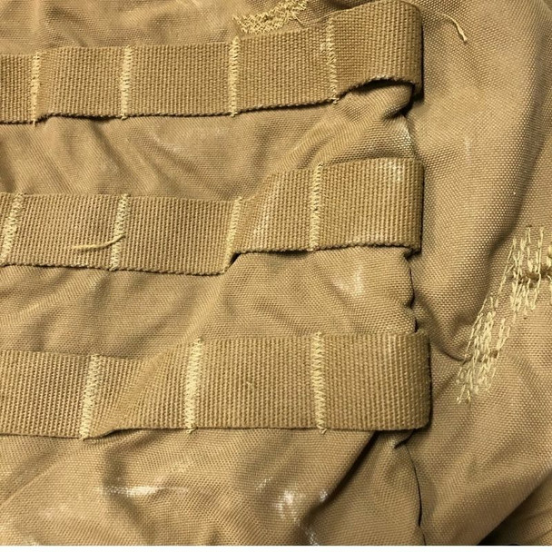 Repair example of the USMC Issue FILBE Rucksack bag