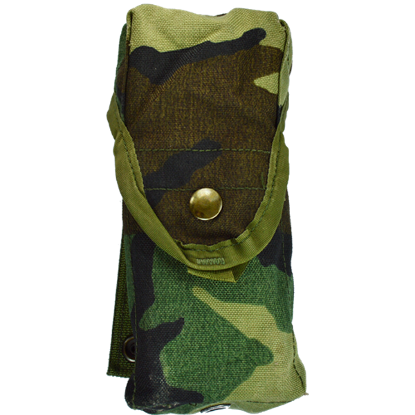Gov Issue MOLLE II  Double Magazine Pouch Used Woodland