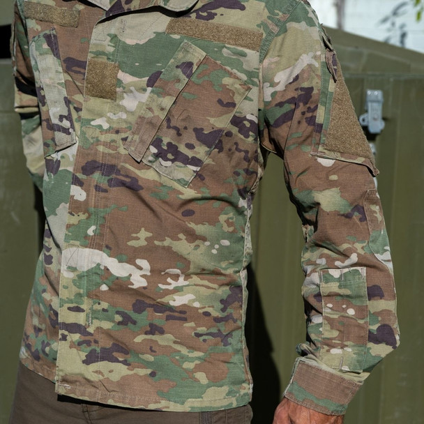 Man outside wearing the TRU-SPEC® Army OCP Combat Uniform Shirt