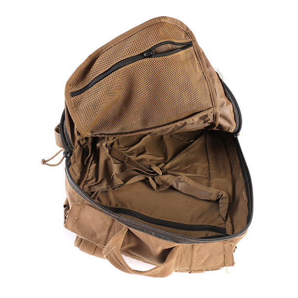 Inside space of the main compartment of the USMC Issue FILBE 3 Day Assault Backpack